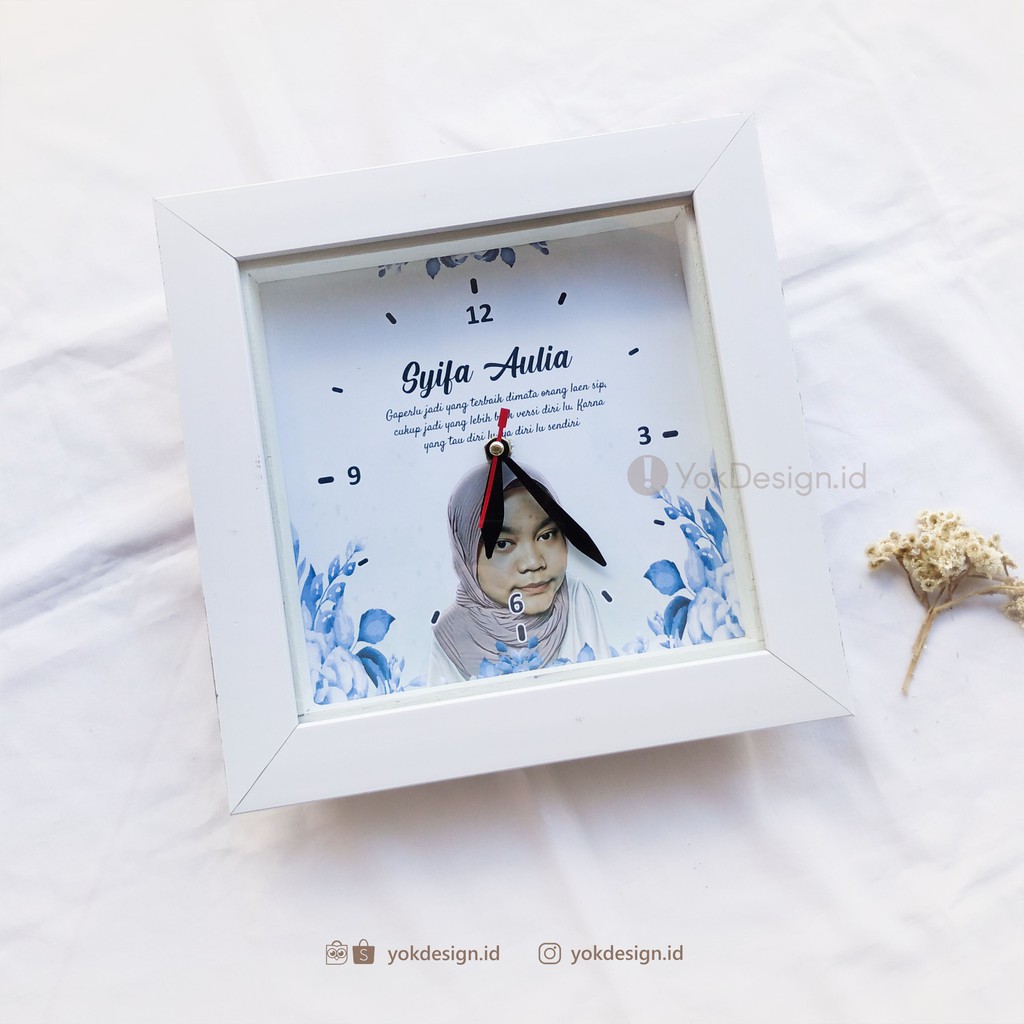 Jual Jam Dinding Custom (Kado/Kenang-kenangan) | Shopee Indonesia
