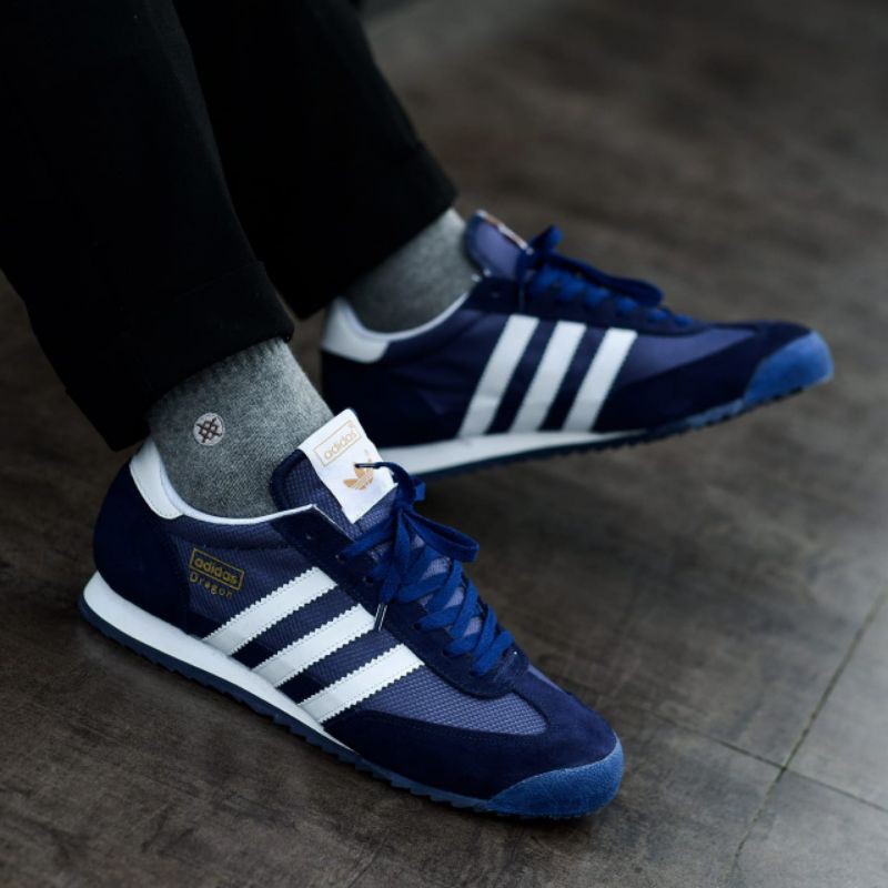 ADIDAS DRAGON NAVY WHITE