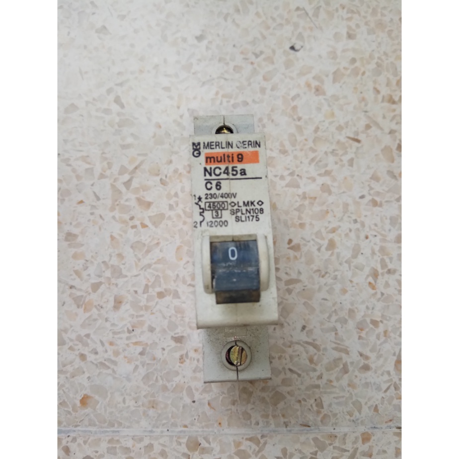 Jual MCB MERLIN GERLIN NC45A C6 - MCB MG - PENGAMAN LISTRIK UNTUK RUMAH ...