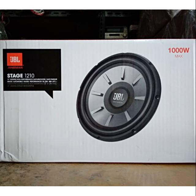 Jual SUBWOOFER JBL STAGE 1210 (300mm) 12" woofer with 250 RMS and 1000W