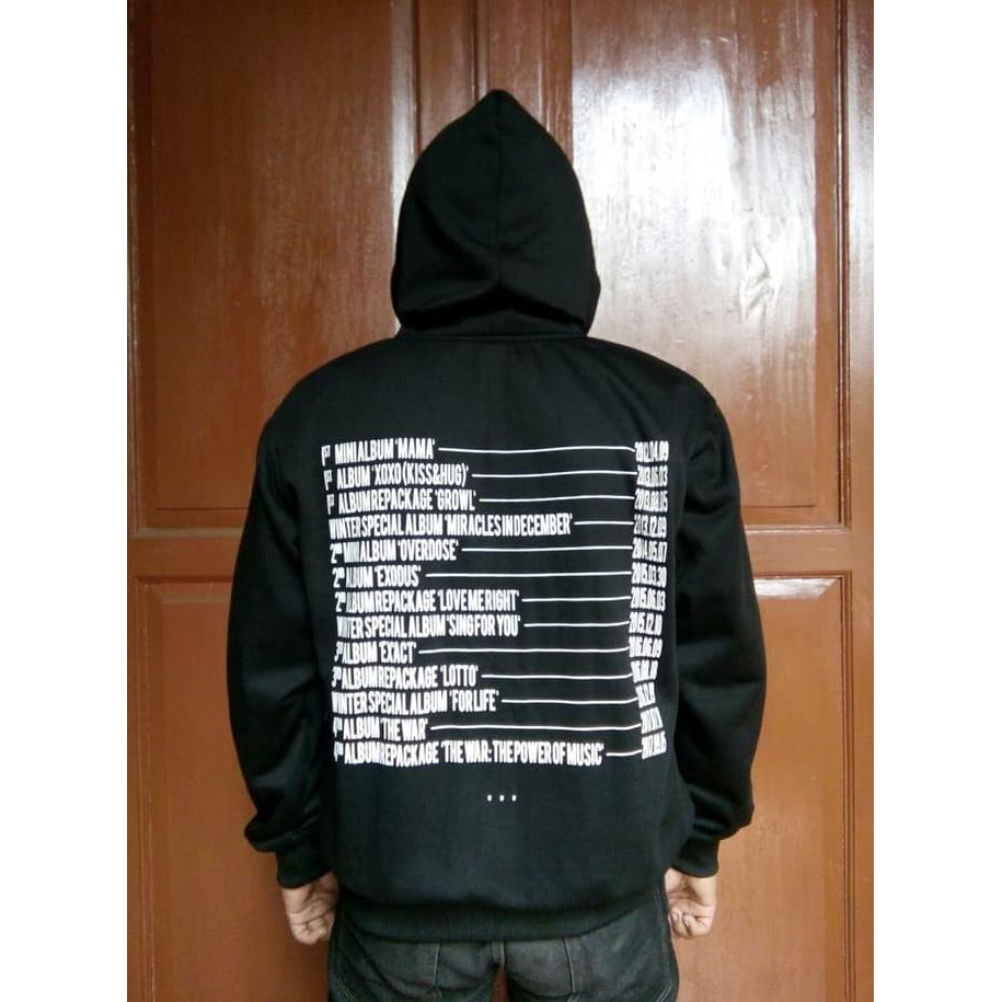 Hoodie sale exo shopee