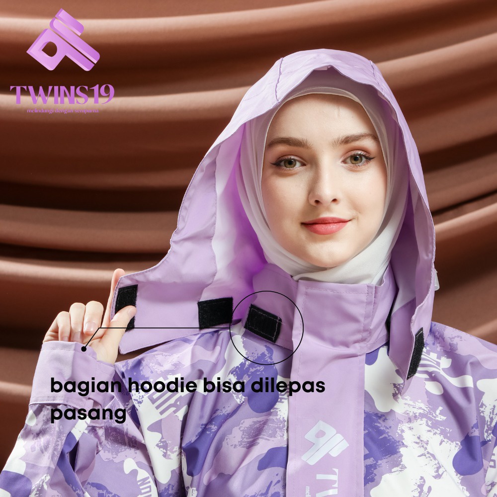 Jual Jas Hujan Gamis Wanita Jumbo Muslimah Syari Jas Hujan Terusan