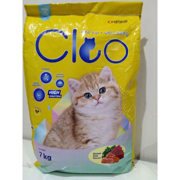 Jual CLEO OCEAN FISH FLAVOR FOR KITTEN 7 kg FRESH PACK | Shopee Indonesia