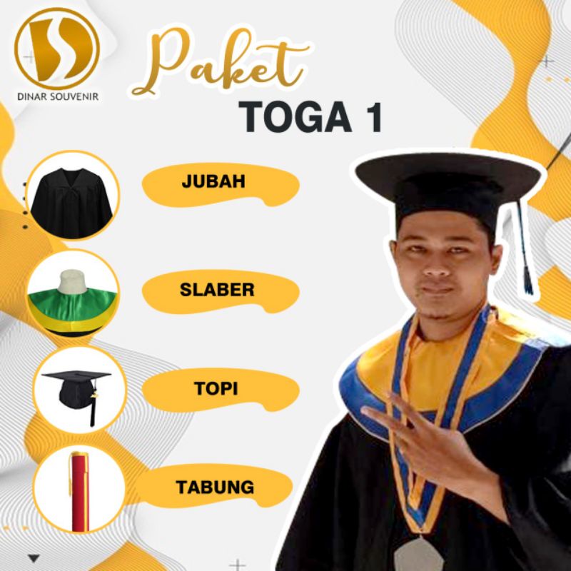 Jual BAJU TOGA WISUDA PAKET BAJU TOGA WISUDA LENGKAP Shopee Indonesia