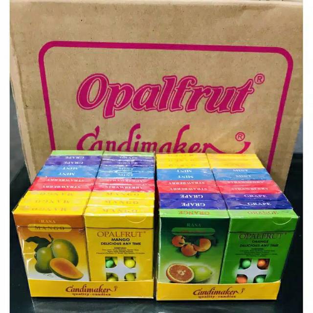 Jual Permen Jadul Candy Maker OpalFrut Box Isi 20 Pcs | Shopee Indonesia