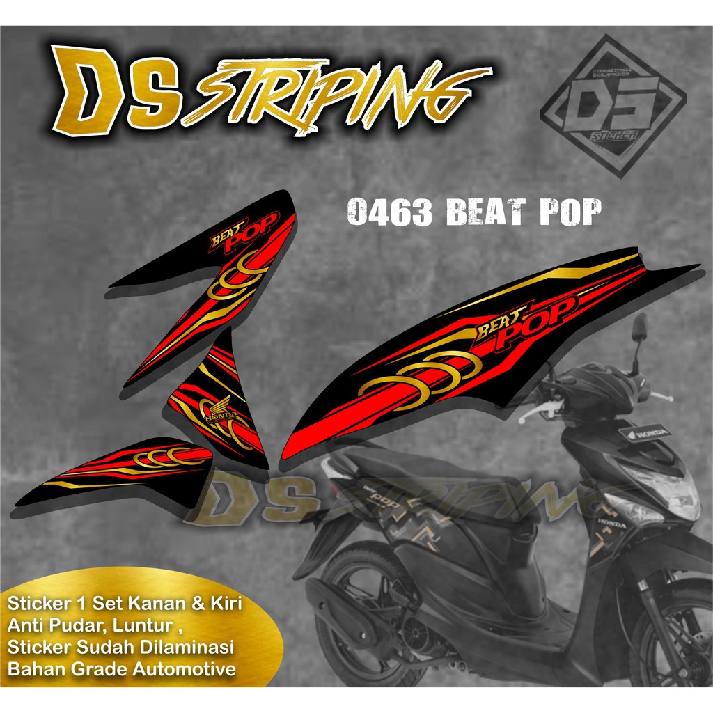 Jual Stiker Striping Beat Pop Kode(0463) | Shopee Indonesia