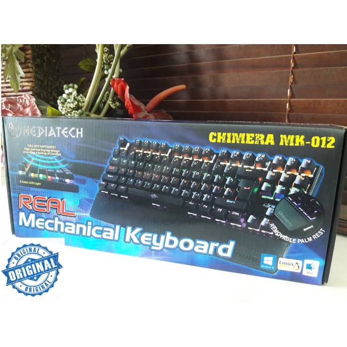 Jual Mediatech Keyboard Gaming Mechanical Chimera MK-012 - Real ...