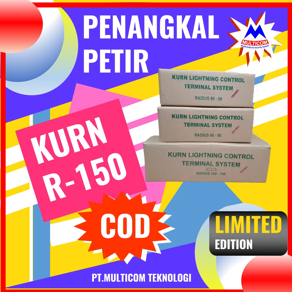 Jual Penangkal Petir KURN R120M-R150M,R60M-R80M,R30M-R40M/Multicom ...
