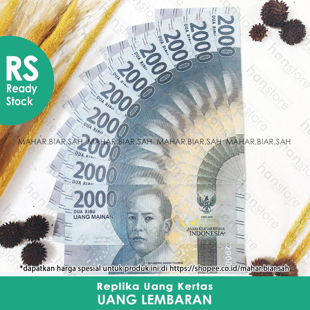 Jual RS 10 lembar Replika Uang Kertas Versi / Model Lama Emisi 2016 ...