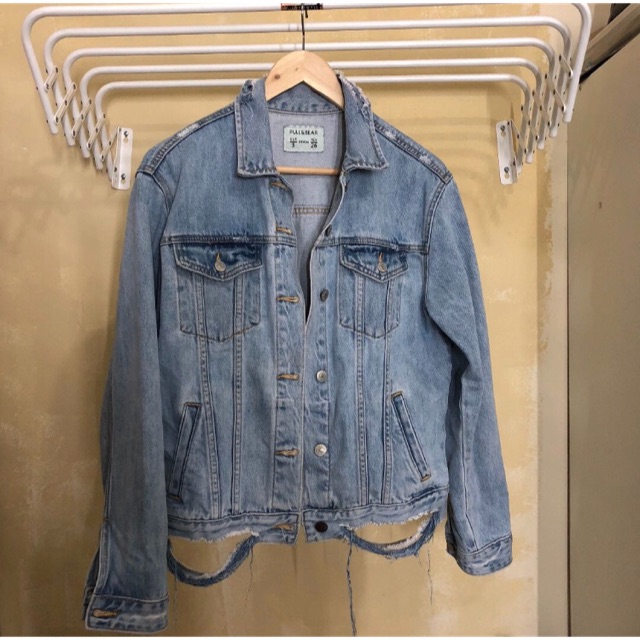 Oversized denim jacket 2025 pull and bear