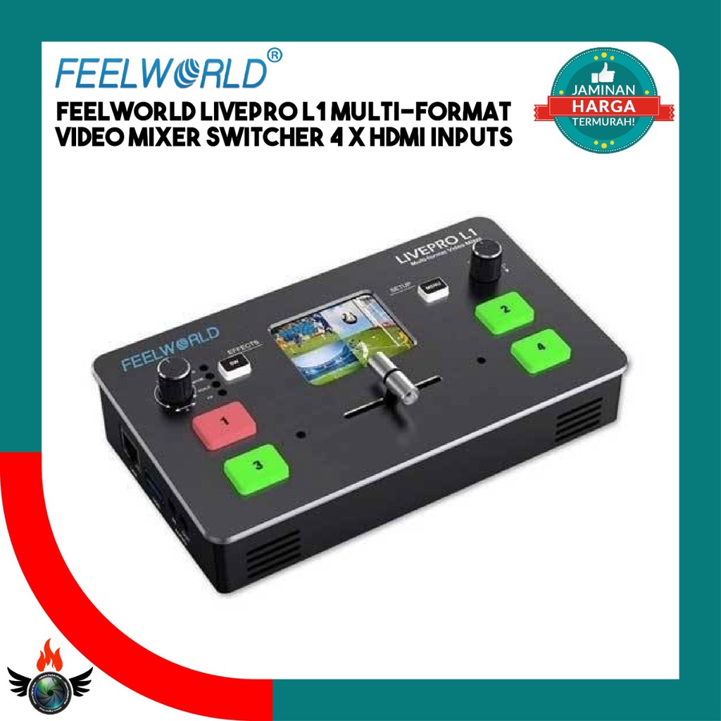 Jual Feelworld Livepro L1 Multi Format Video Mixer Switcher 4 X Hdmi