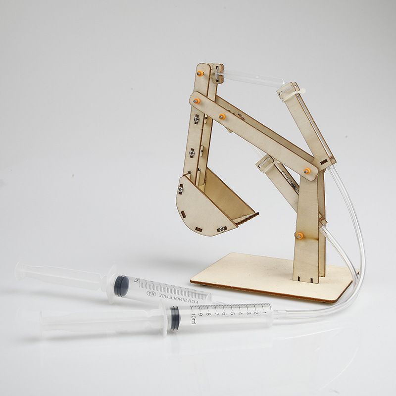 Jual DIY Rakit Crane Hydrolic Belajar Tekanan Hidrolik /Mainan Rakit ...