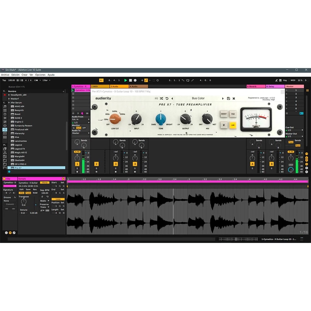 Jual Audiority Pre-X7 v1 VST Plugin nalog modelled preamplifier based ...