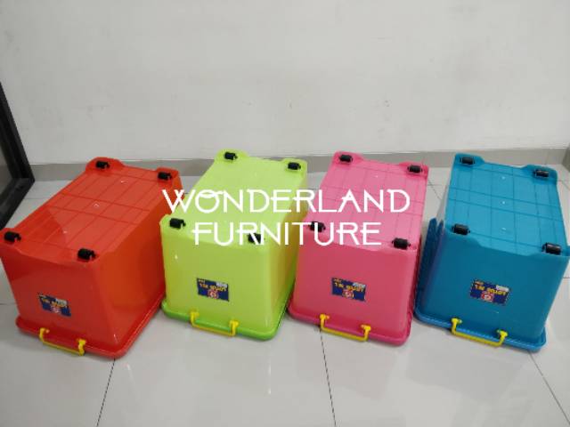 Jual Box container 50 liter plastik warna ( RODA ) | Shopee Indonesia