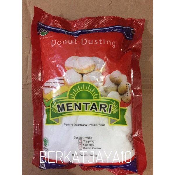 Jual Mentari Donut Dusting Tepung Gula Donat 200gr Dingin Mint Shopee Indonesia 7455