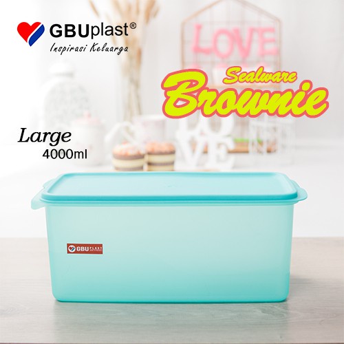 Jual Kotak Tempat Makan Sealware Gbu Plast Brownie Sw Ml