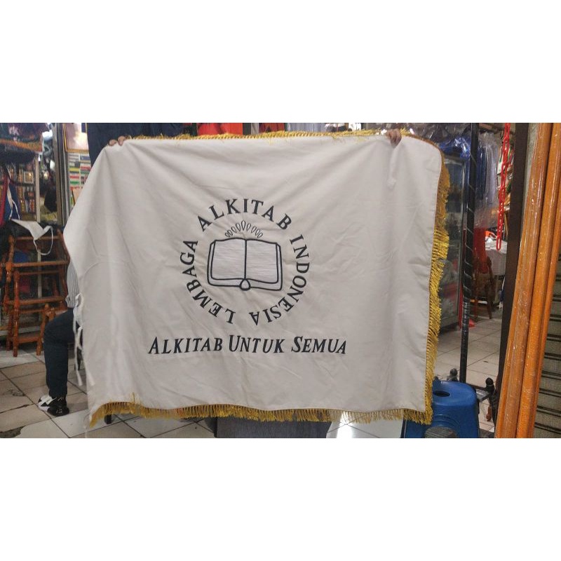 Jual Bendera Pataka Lembaga Alkitab Indonesia/custom Bendera | Shopee ...