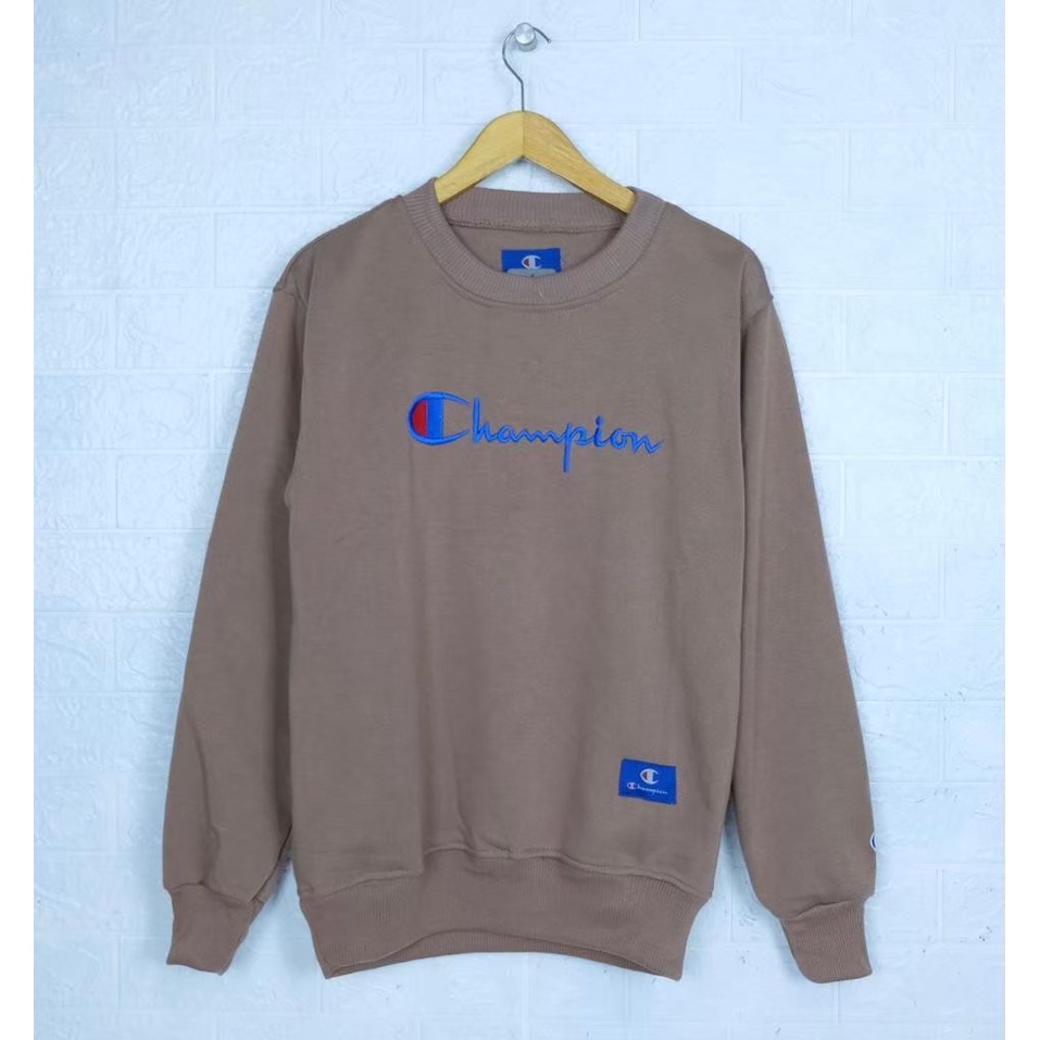 sweater crewneck champion bordir original full tag bahan tebal jaket hoodie champion sweater hoodie champion pria dan wanita Champion jaket