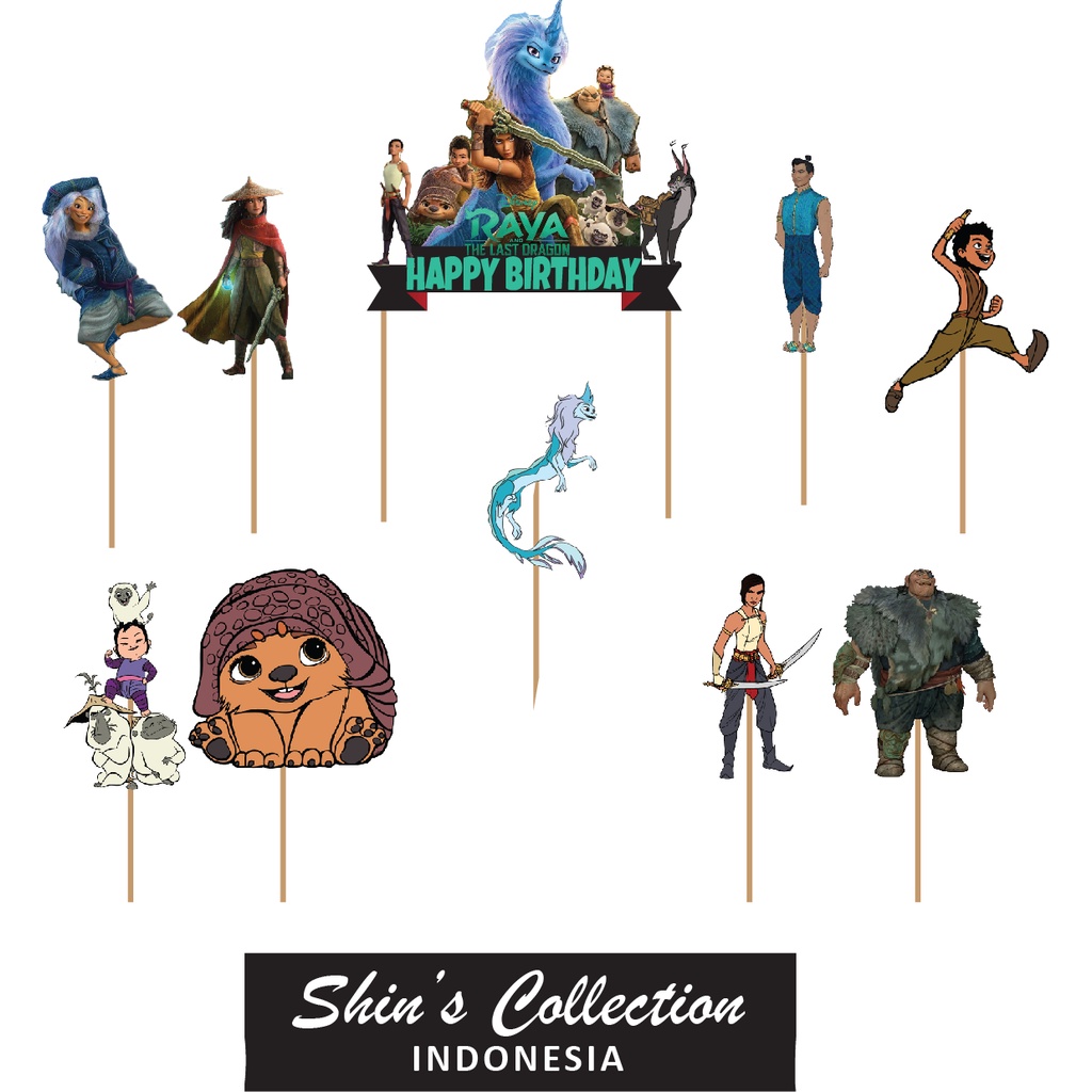 Jual Cake topper Raya Walt Disney set | Shopee Indonesia