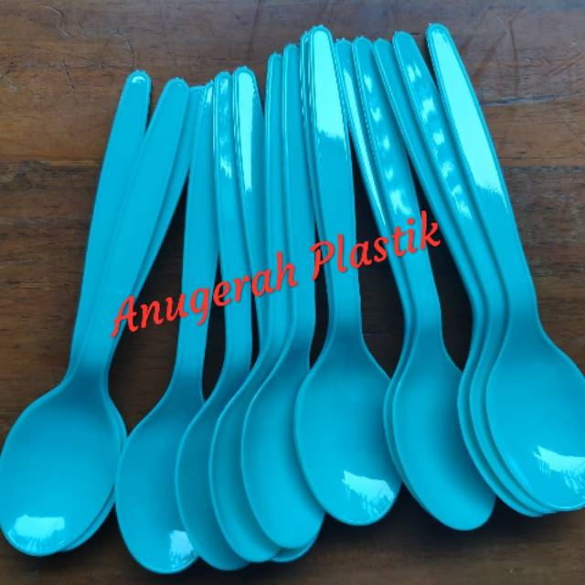 Jual Sendok Makan Biru Tosca Merek Fim Harga 1 Pack Isi 25 Pcs Shopee