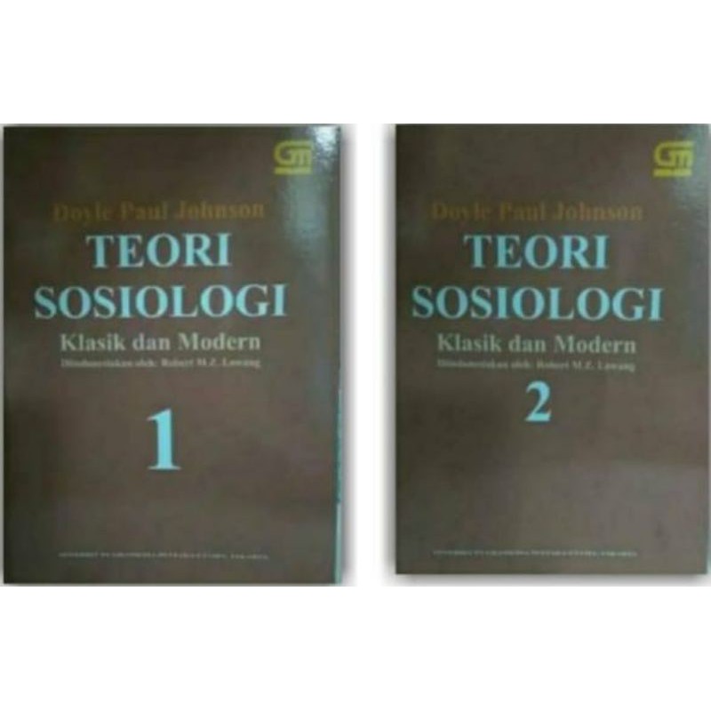 Jual Teori Sosiologi Klasik Dan Modern Satu Set Shopee Indonesia