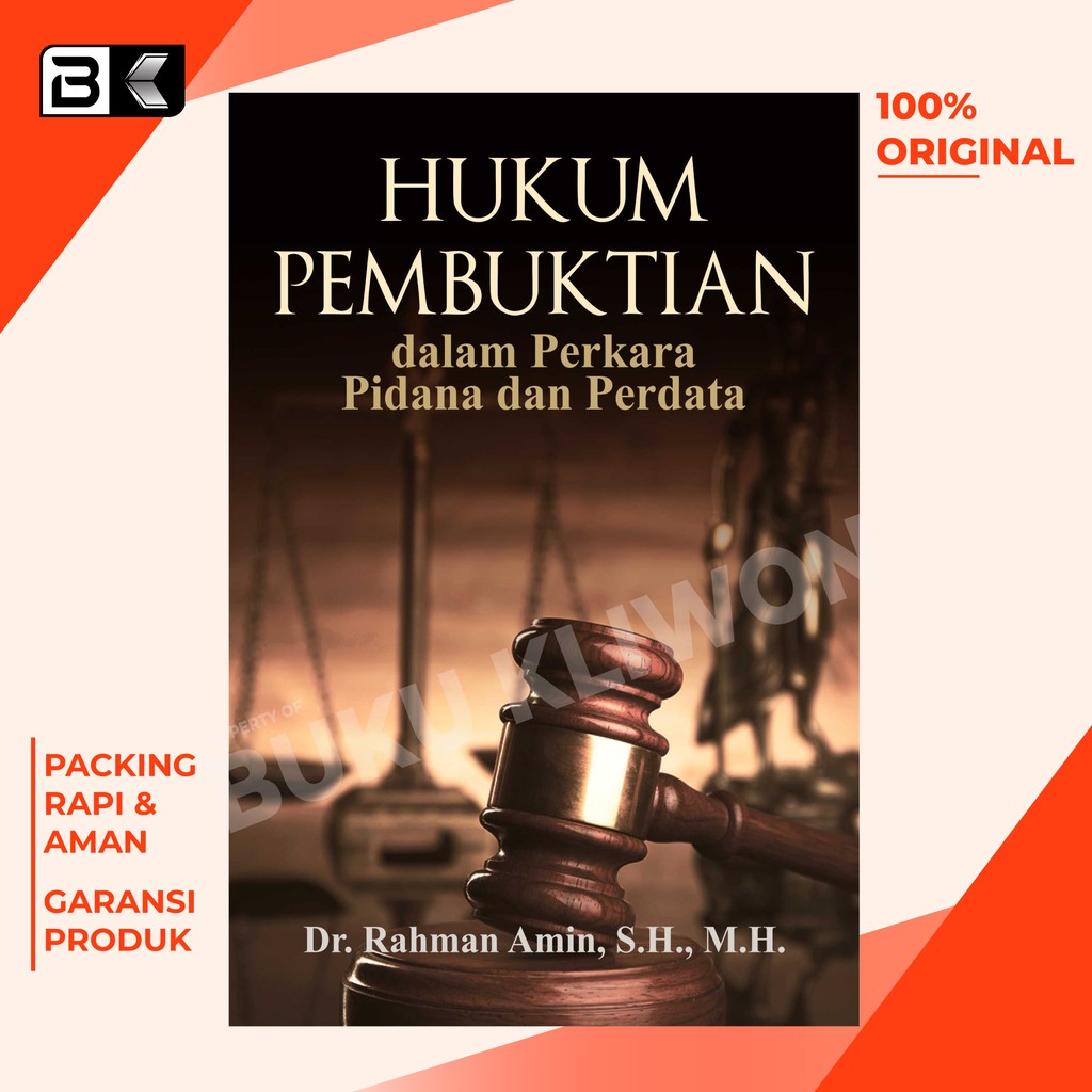 Jual Buku Hukum Pembuktian Dalam Perkara Pidana Dan Perdata Hukum ...