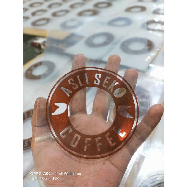 Jual Sablon Plastik Kemasan Kopi Gratis Desain Shopee Indonesia