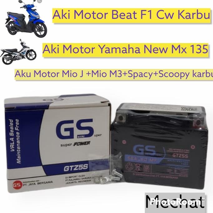 Jual Aki Motor Yamaha Mio Soul GT GTZ5S GS E Aki Kering MF Ayo Beli