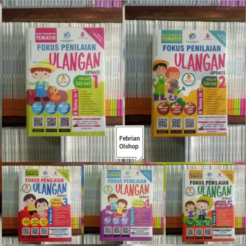 Jual Buku Pendamping Tematik Fokus Penilaian Ulangan Sd Mi Kelas