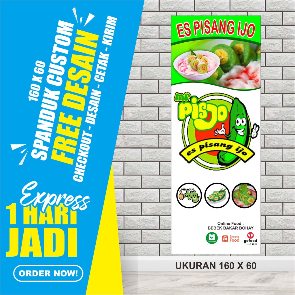 Jual SPANDUK/BANNER ES PISJO | Shopee Indonesia