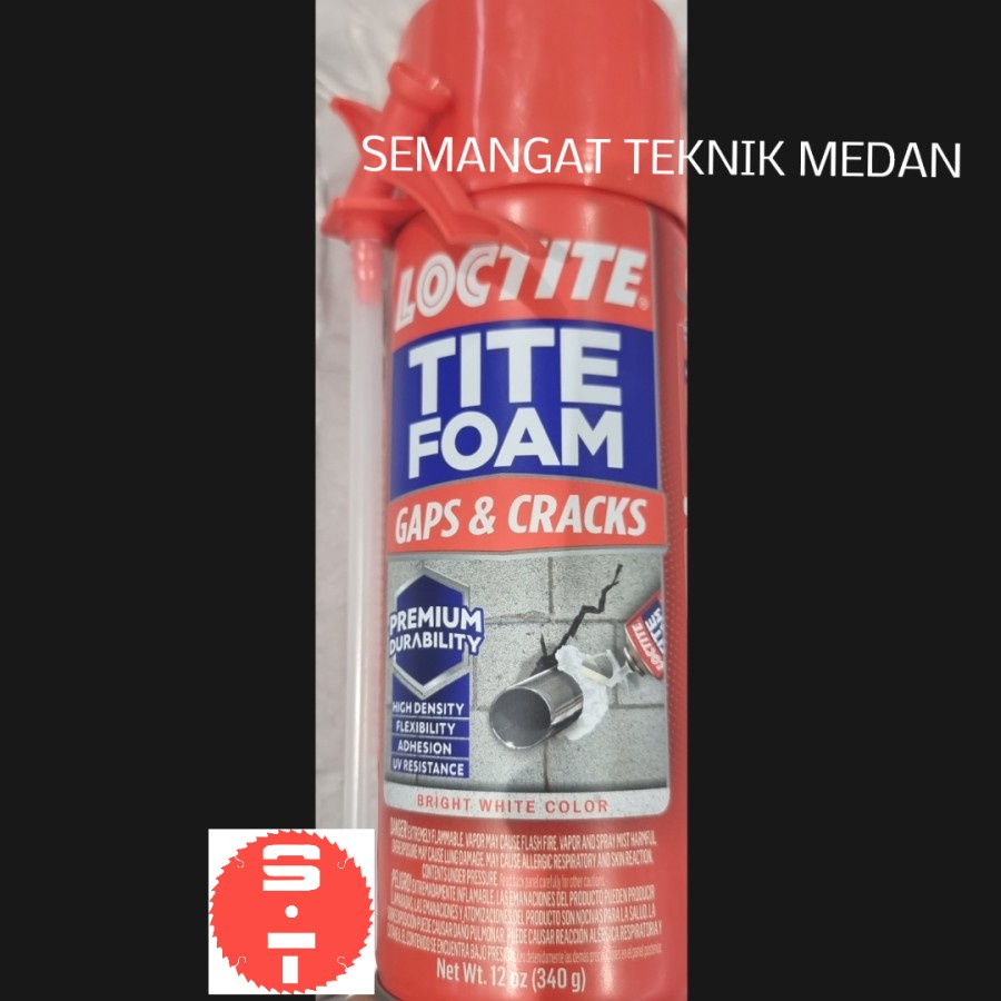 Jual TITE PU FOAM SEALANT SPRAY BUSA CAIR Ke PADAT POLYURETHANE LOCTITE ...