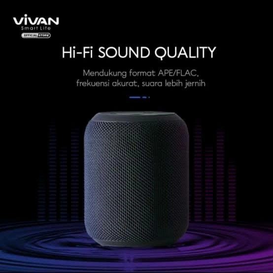Jual VIVAN VS12 Speaker Bluetooth Surround Sound 360° Waterproof Sound ...
