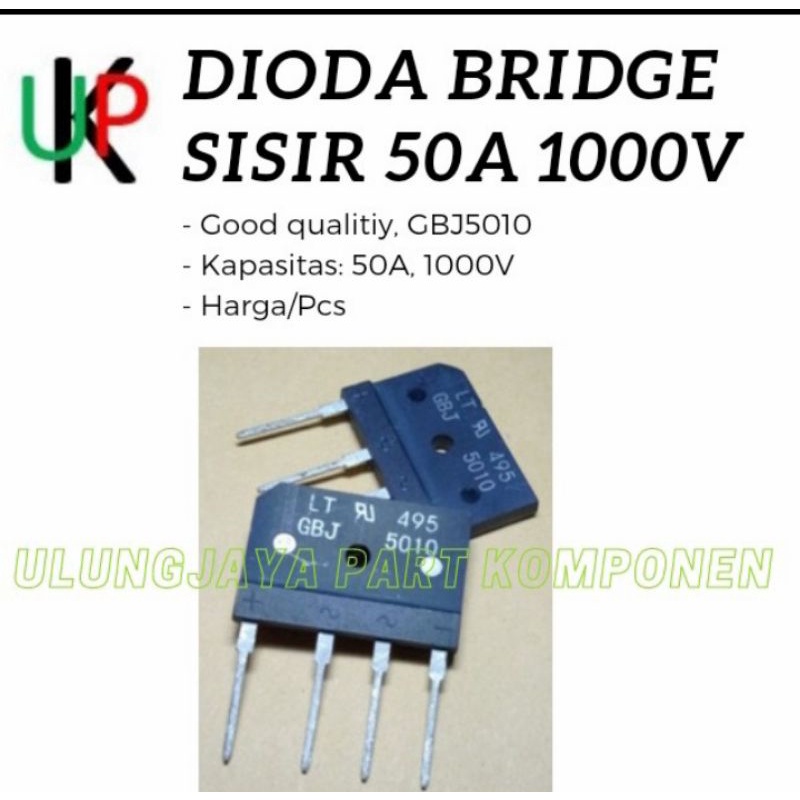 Jual dioda sisir 50A 1000V dioda dridge 4 kaki rectifier Shopee Indonesia