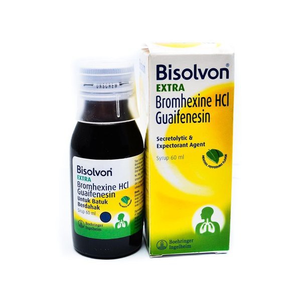 Jual Bisolvon Extra Rasa Pepermint 60ml / Obat Batuk / Batuk Berdahak ...