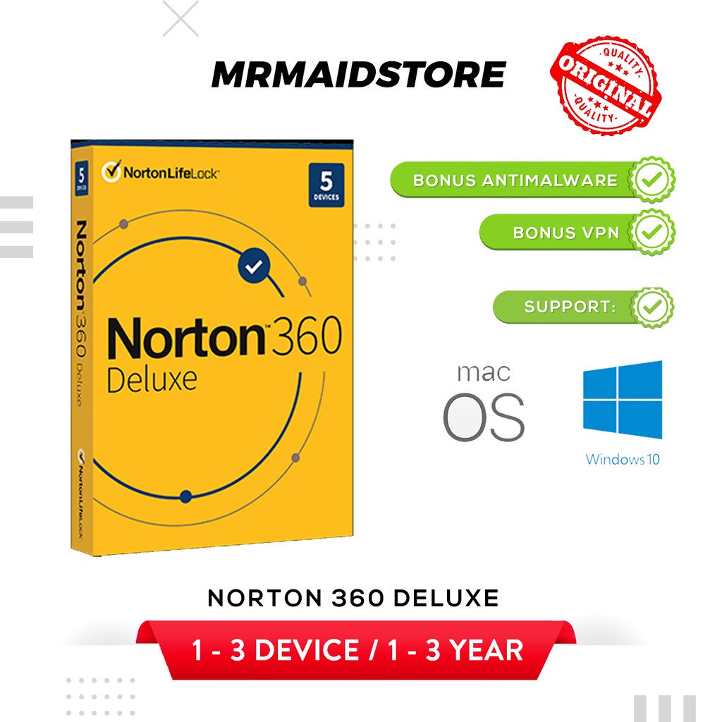 Jual Antivirus Norton 360 Deluxe Antivirus Original Latest Version ...