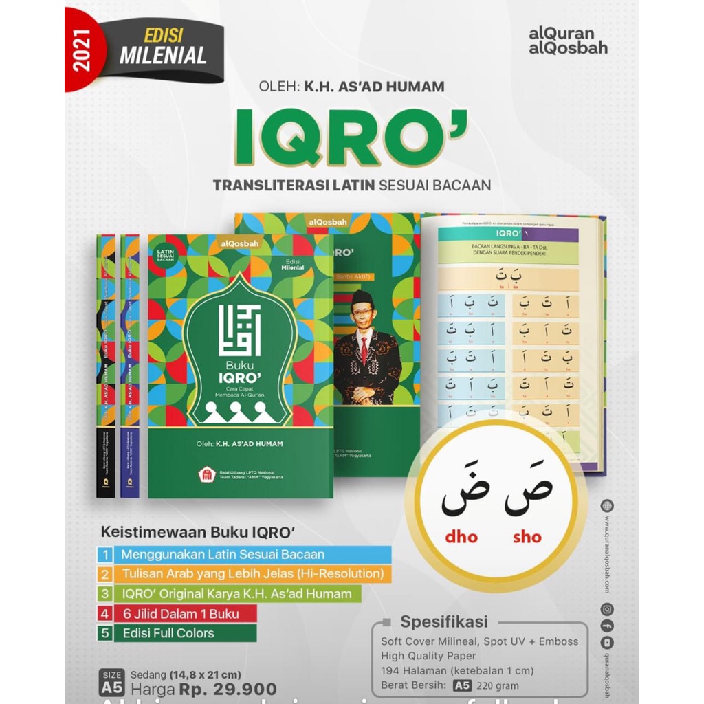 Jual Buku Iqro Edisi Milenial (1 Buku 6 Jilid) | Shopee Indonesia