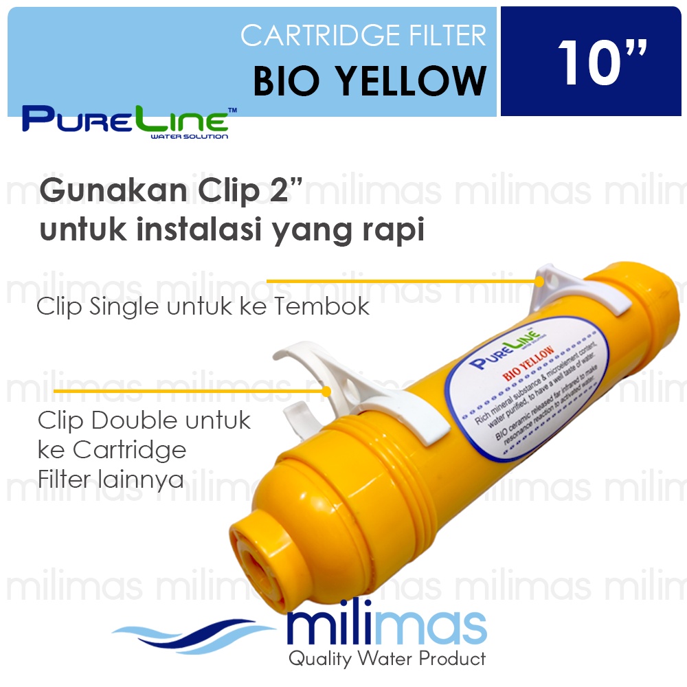 Jual PURELINE - Bio Yellow Cartridge Uk.10