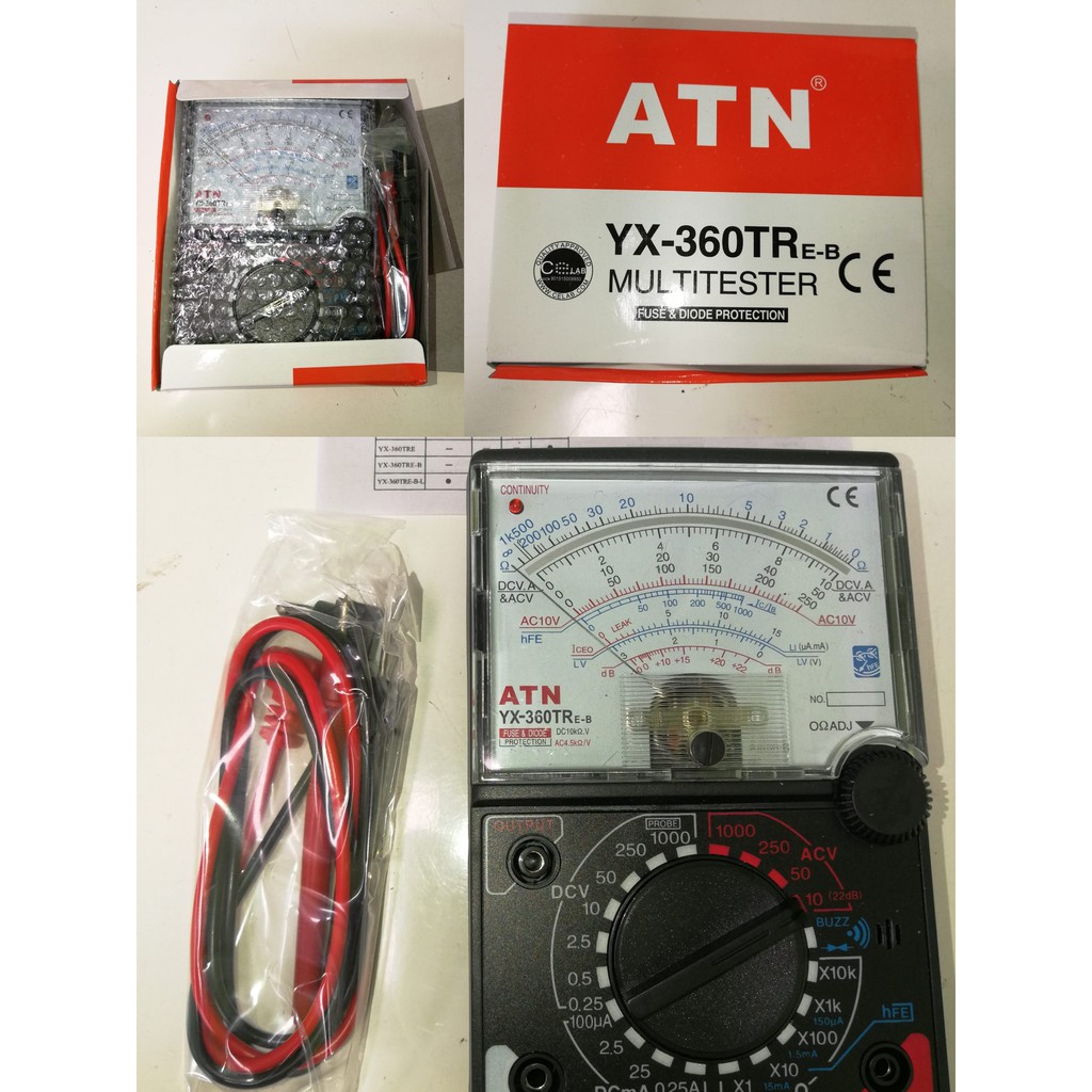Jual COD-Multitester YX - 360 TR ATN Fuse & Diode Protection | Shopee ...