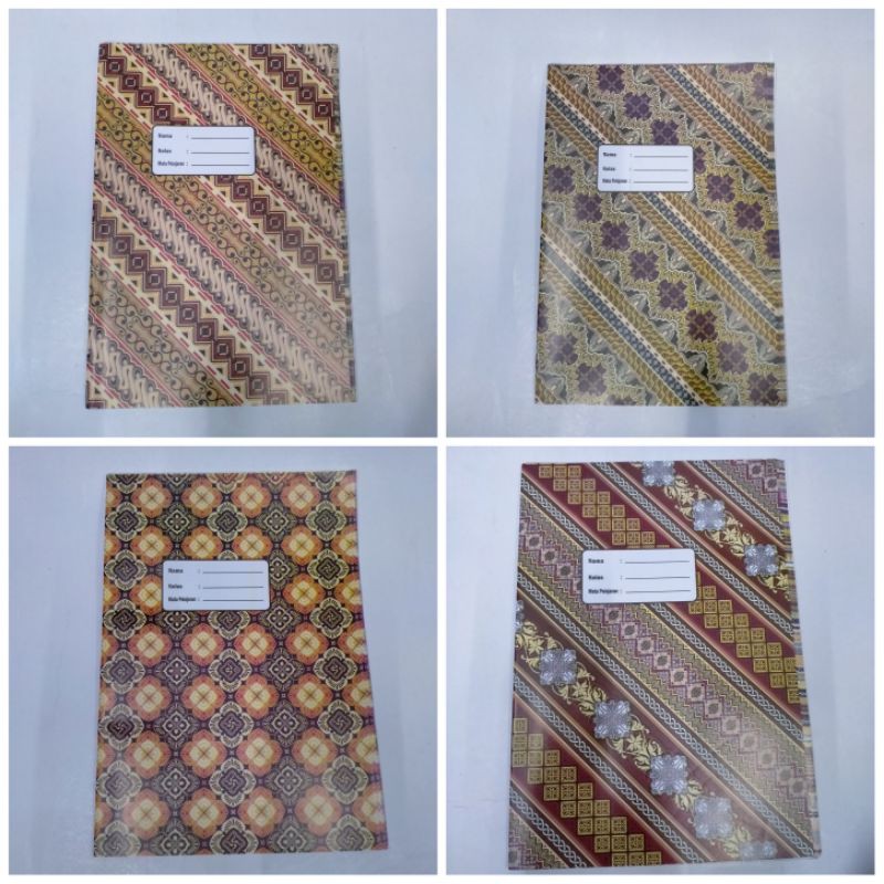 Jual Sampul Buku Batik/Sampul Buku Batik Kwarto (Isi 20 Pcs) | Shopee