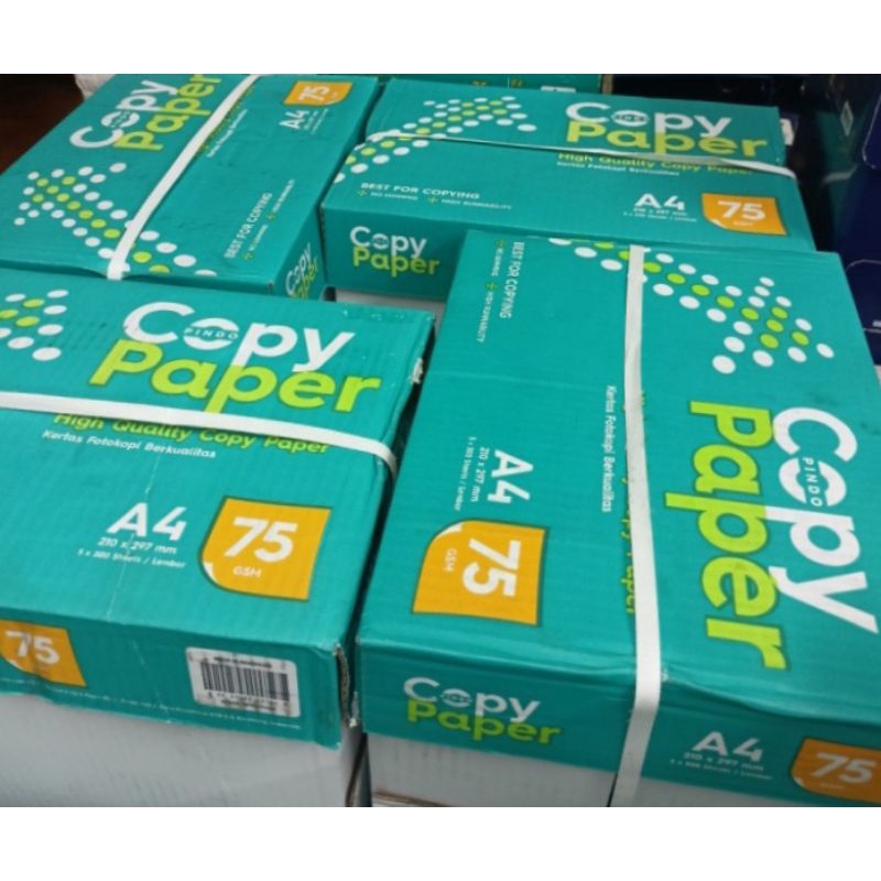 Jual Kertas Hvs A4 75 Gsm Copy Paper Shopee Indonesia