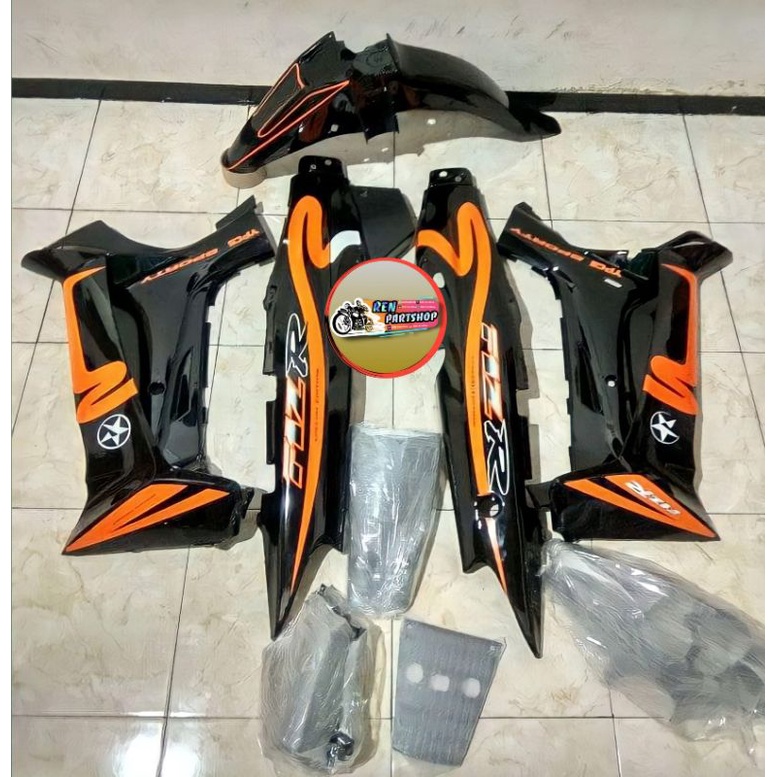Jual Cover Body Fiz R F1z R Fiz r Caltex Warna Full Hitam, Cover Body ...