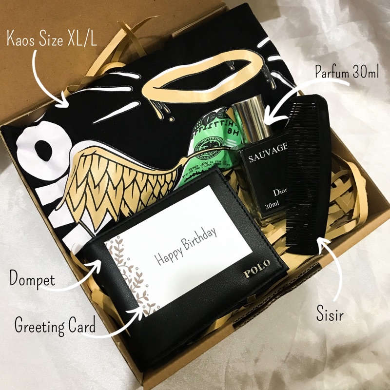 Jual [B1127][KAOS DISTRO] KADO PACAR/KADO COWOK/GIFT BOX COWOK/HAMPERS ...