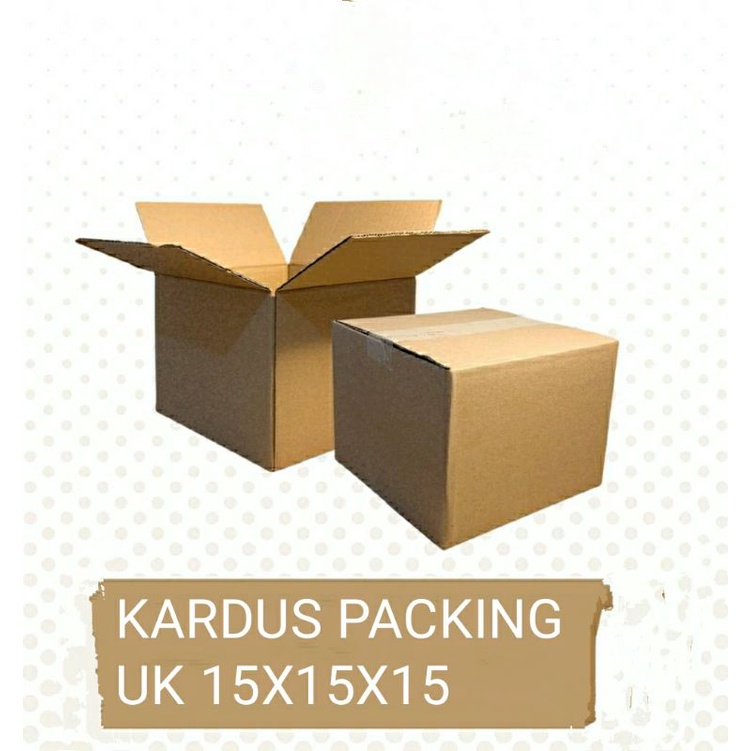 Jual Termurah Kardus Packaging Uk 15x15x15 Cm | Shopee Indonesia