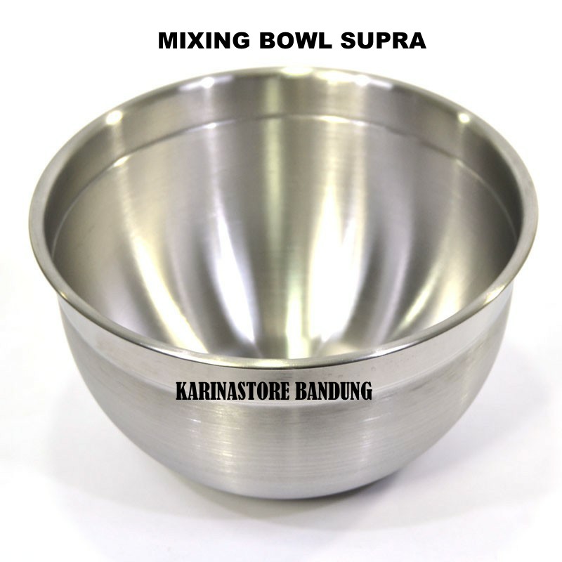 Jual BASKOM STAINLESS STEEL MIXING BOWL 21 CM, 25 CM DAN 29 CM SUPRA ...