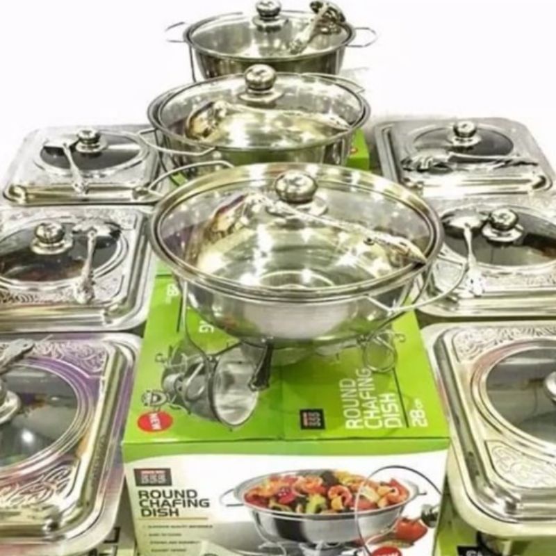 Jual Prasmanan Set Tutup Full Kaca Atau Variasi Stainless Steel ...