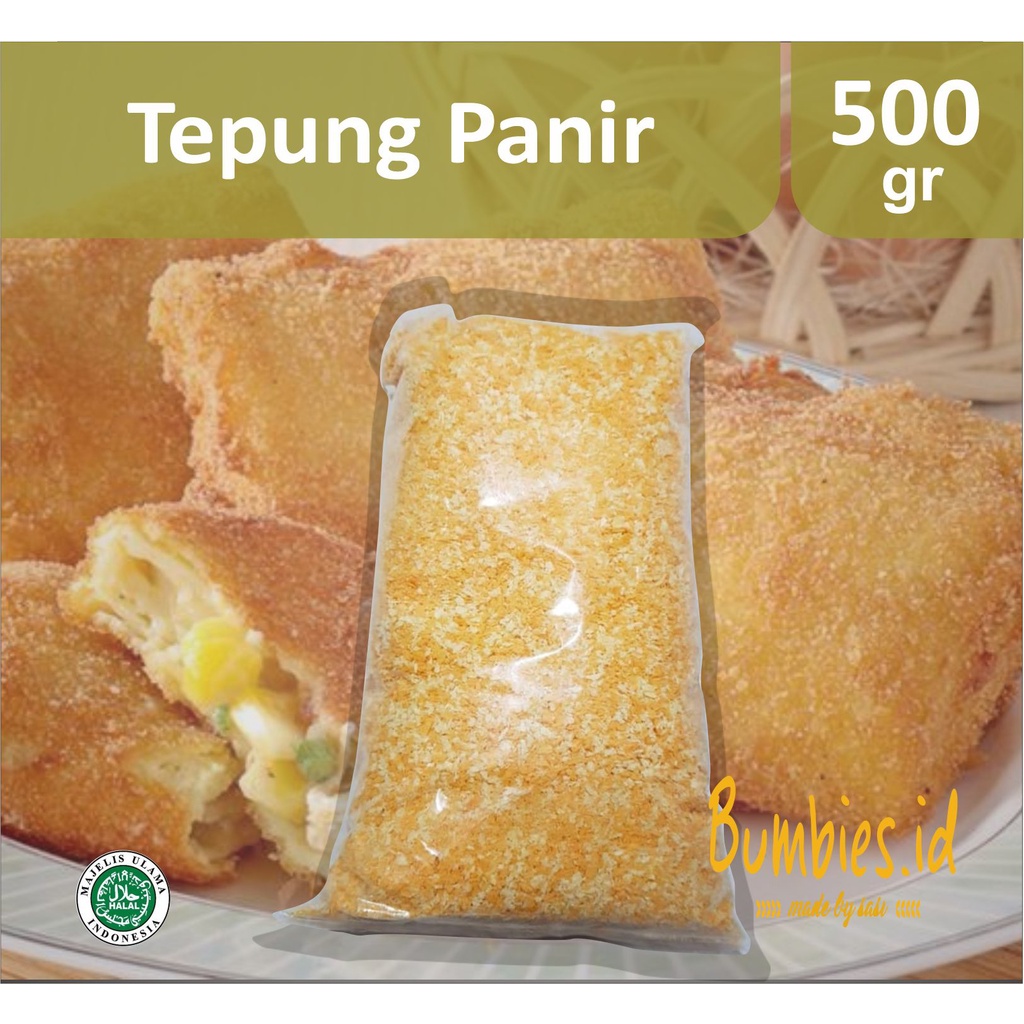 Jual Tepung Roti Panir Repack 500gram cap Pelangi Tepung roti ...