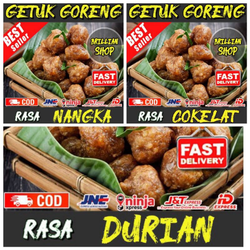 Jual Getuk Goreng Sokaraja Kombinasi 3 Varian Rasa 1 Kg | Shopee Indonesia