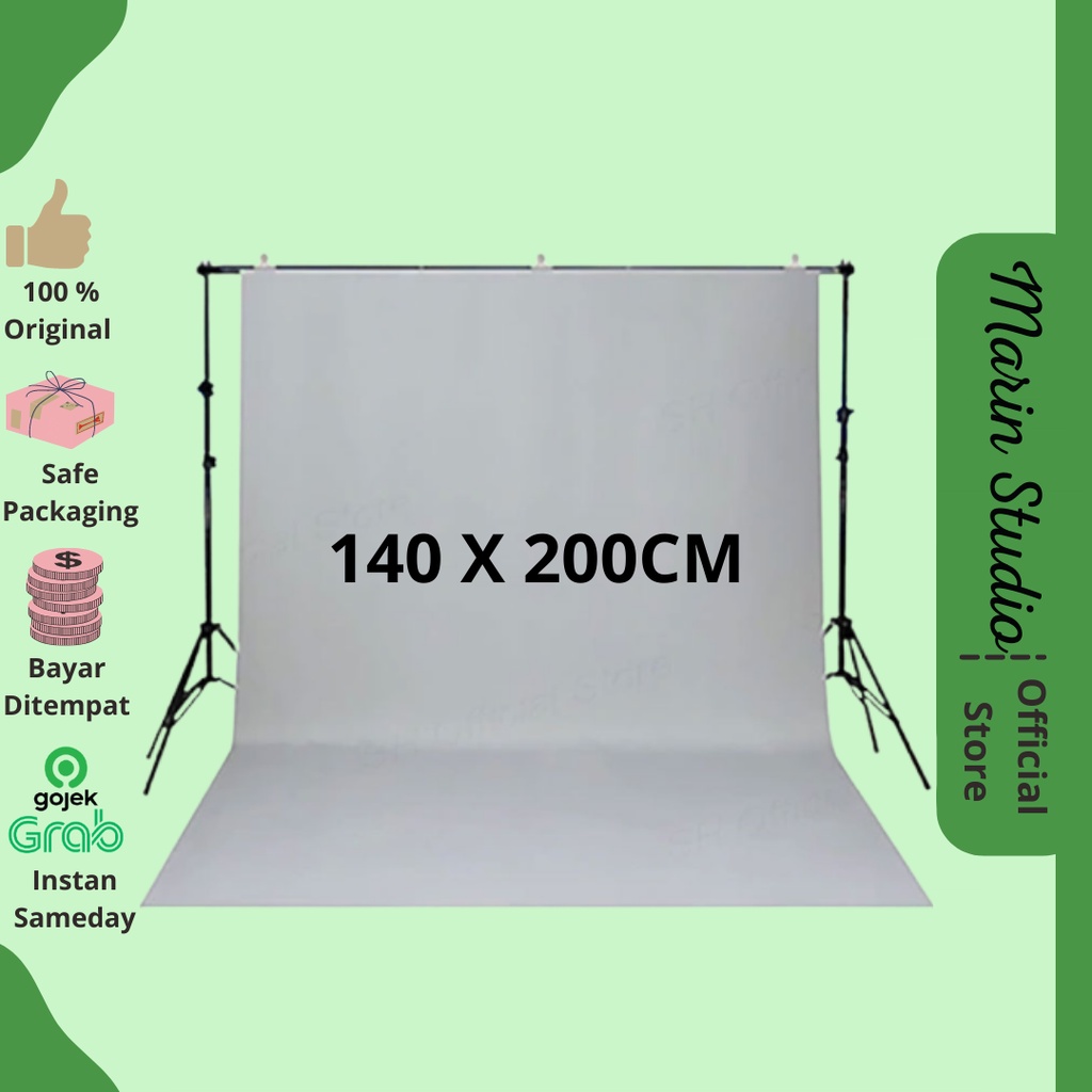 Jual Background Putih Polos Non Woven | Background White Non Woven ...