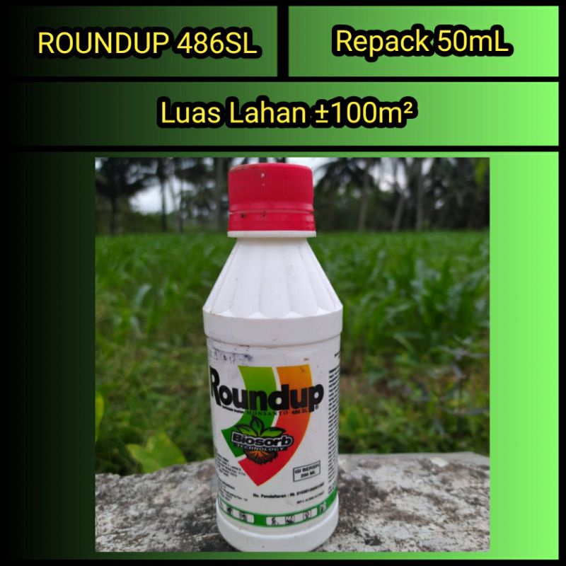 Jual Roundup ±50mL pembasmi rumput liar sampai akarnya. obat bekerja ...
