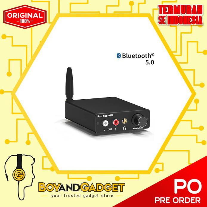 Jual FOSI AUDIO K1 BLUETOOTH 5.0 DAC HEADPHONE AMPLIFIER MINI STEREO